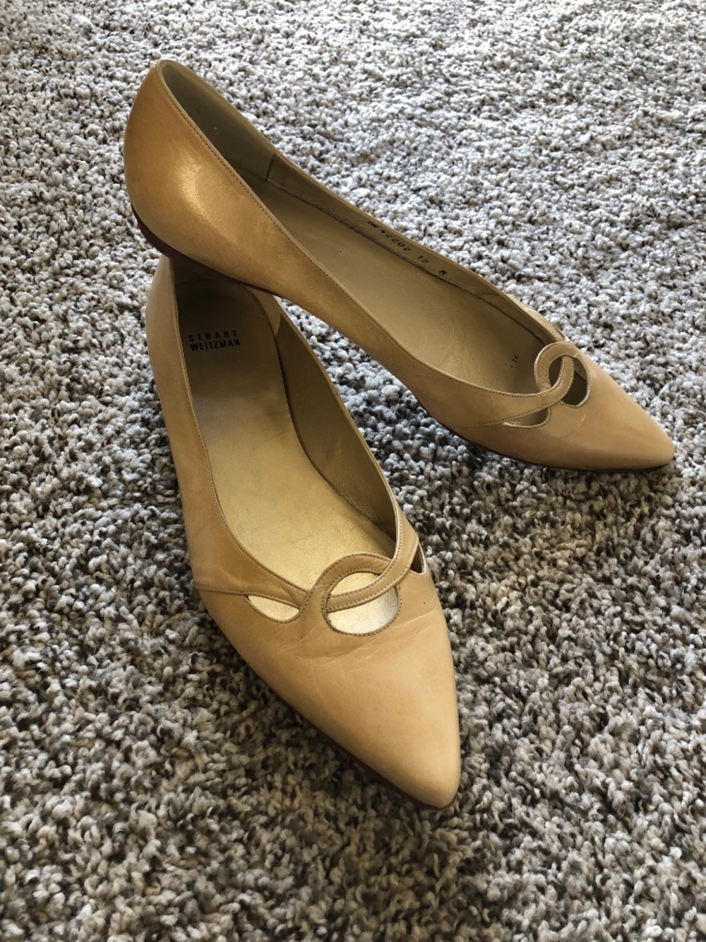 Stuart Weitzman Cut-Out Flats